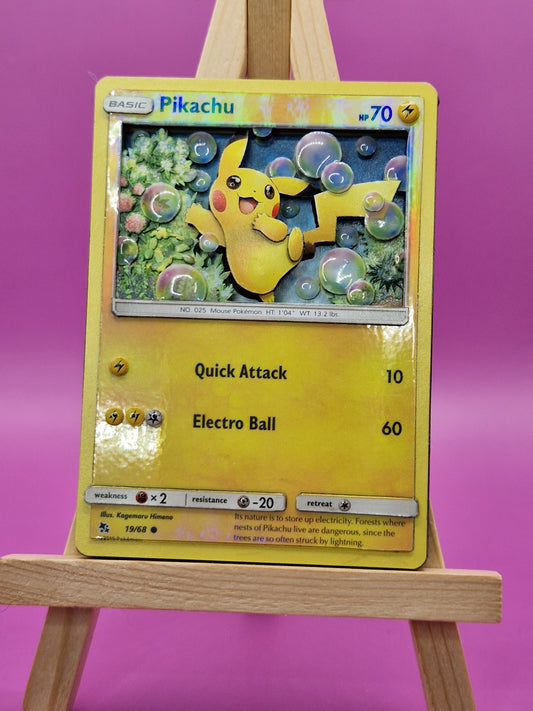 Shadowbox Pikachu bulle