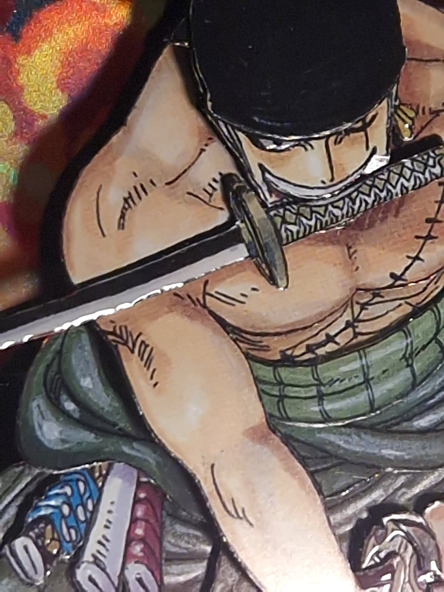 Roronoa Zoro (ST01-013), Shadowbox fait main