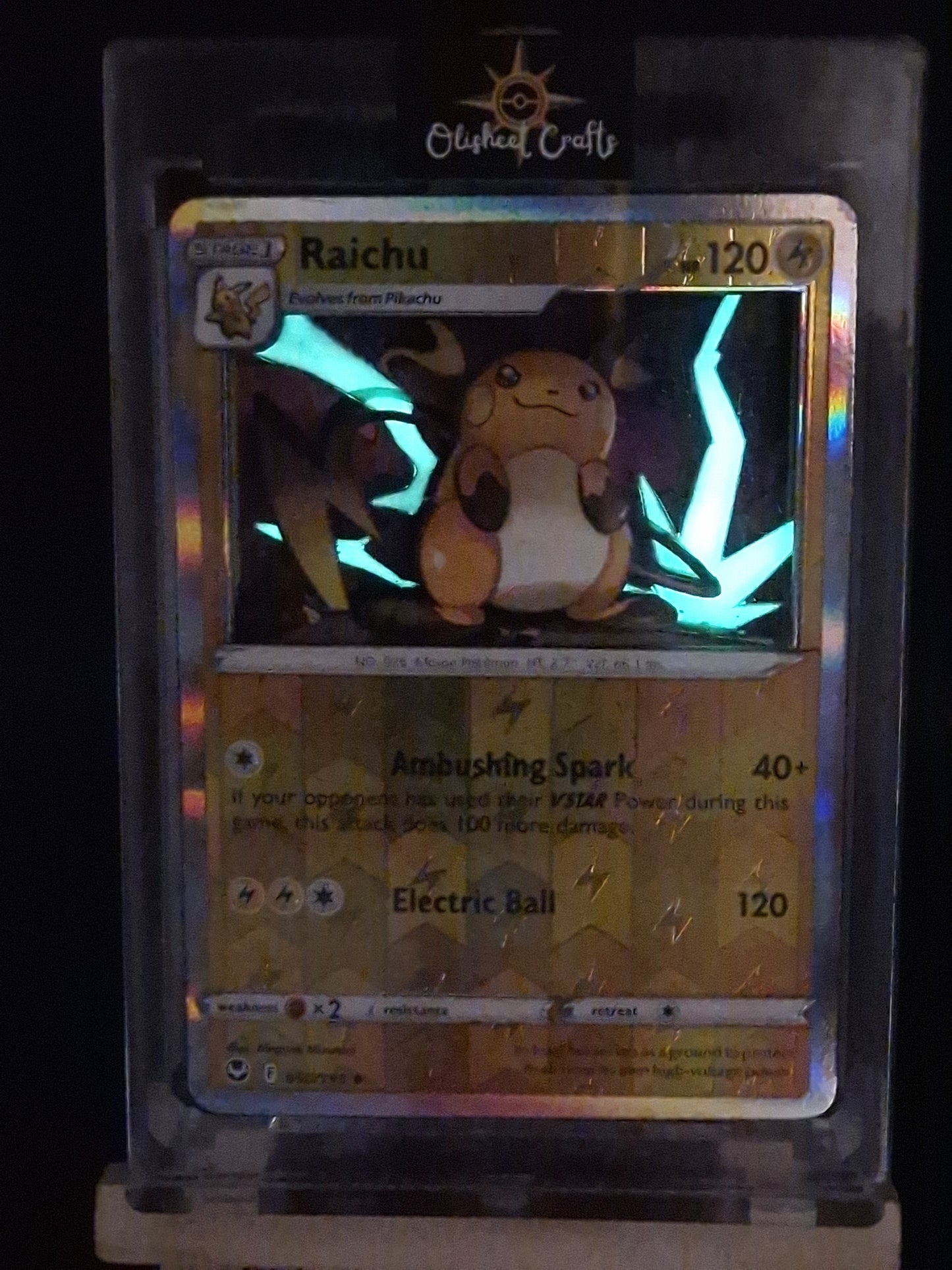 Raichu, Shadowbox fait main