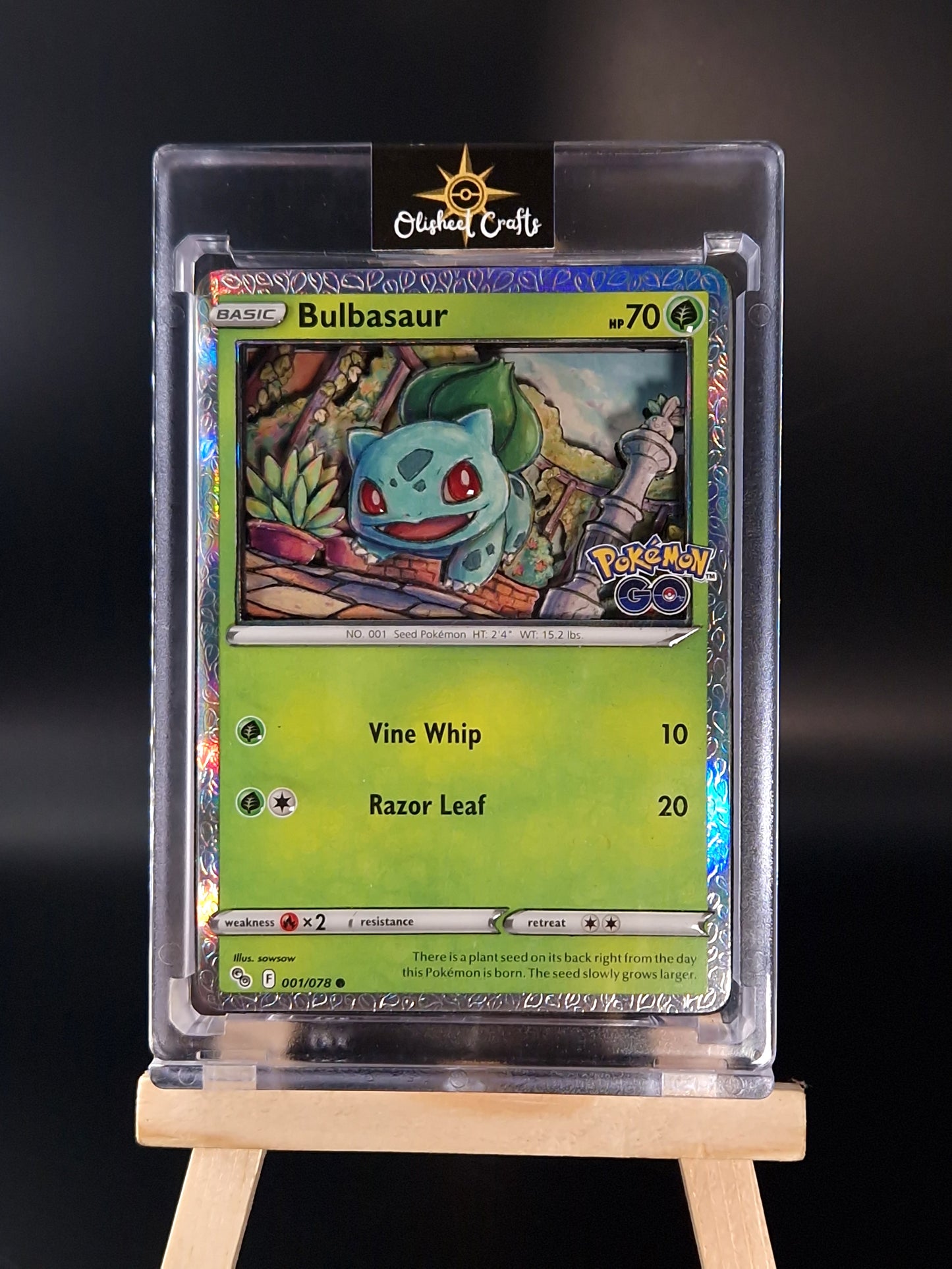 Bulbizarre, Shadowbox fait main