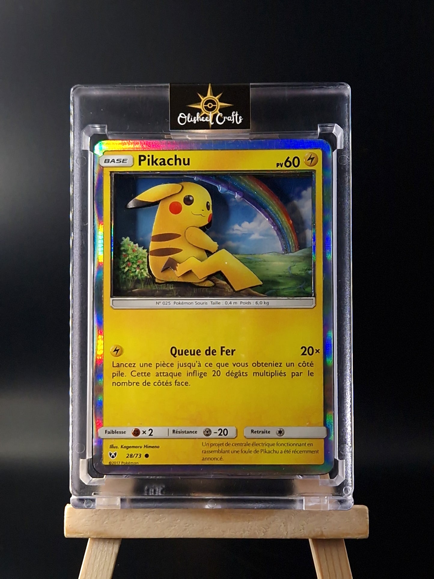 Pikachu, Shadowbox fait main