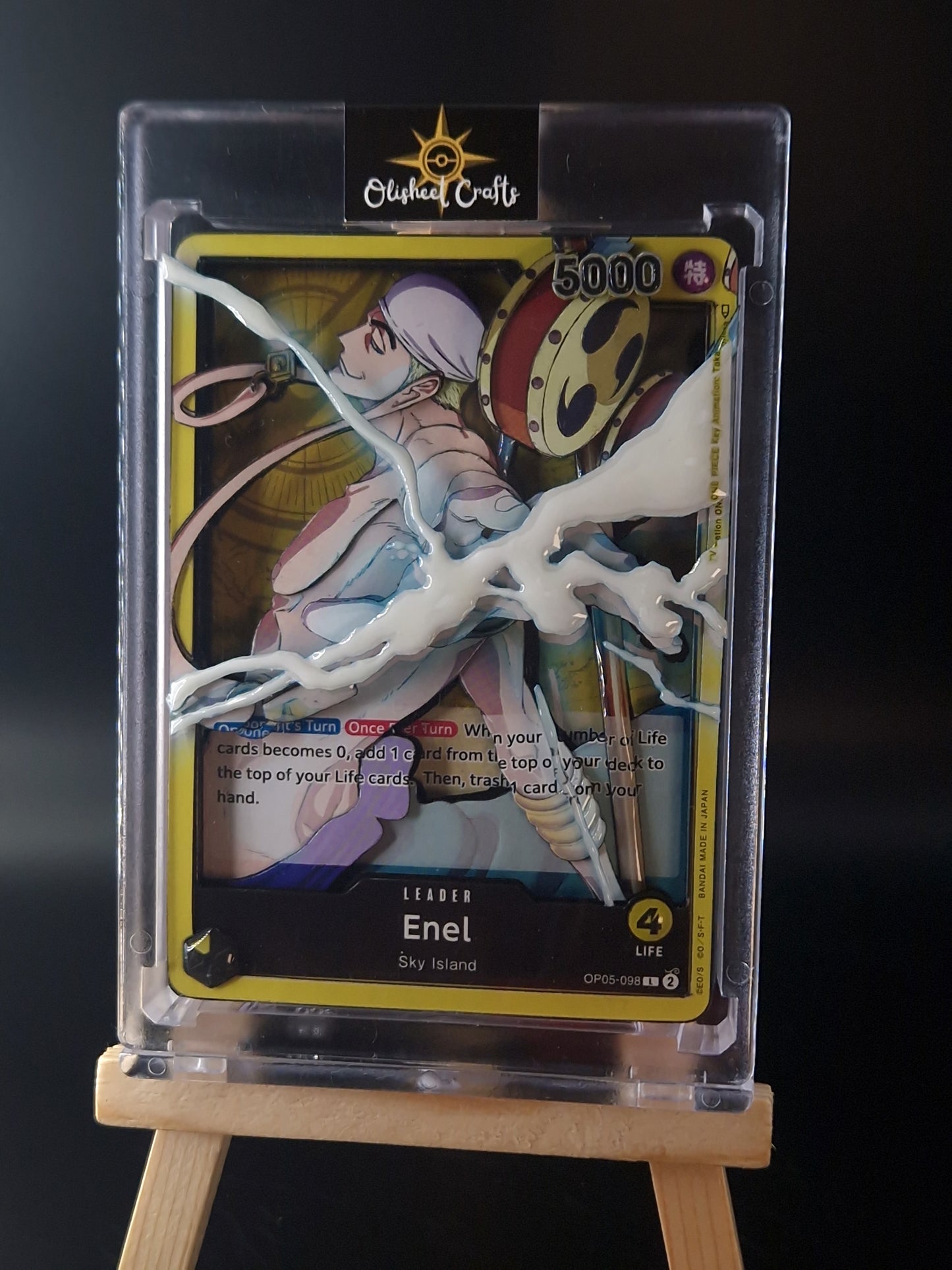 Enel (OP05-098) Shadowbox fait main