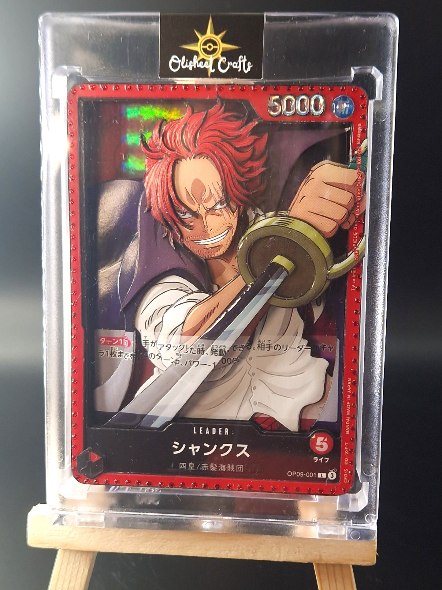 Shanks (OP09-001) Shadowbox fait main