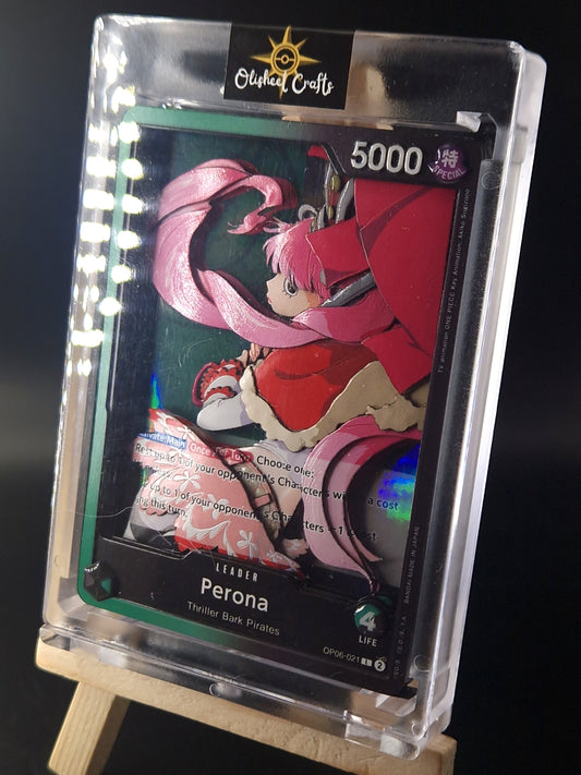 Perona (OP06-021) Shadowbox fait main