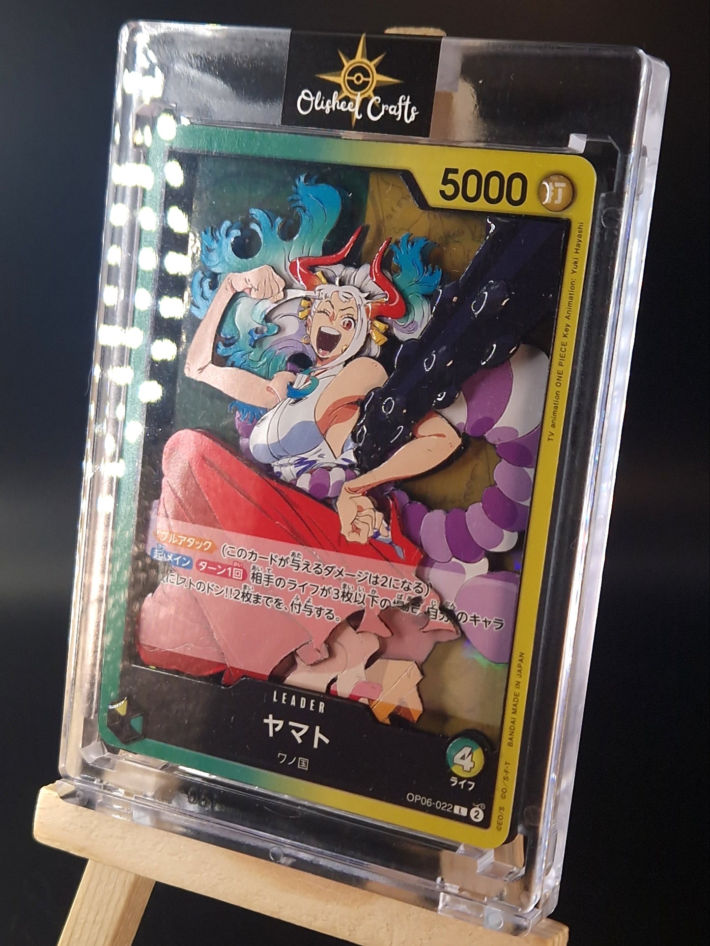Yamato (OP06-022) Shadowbox fait main