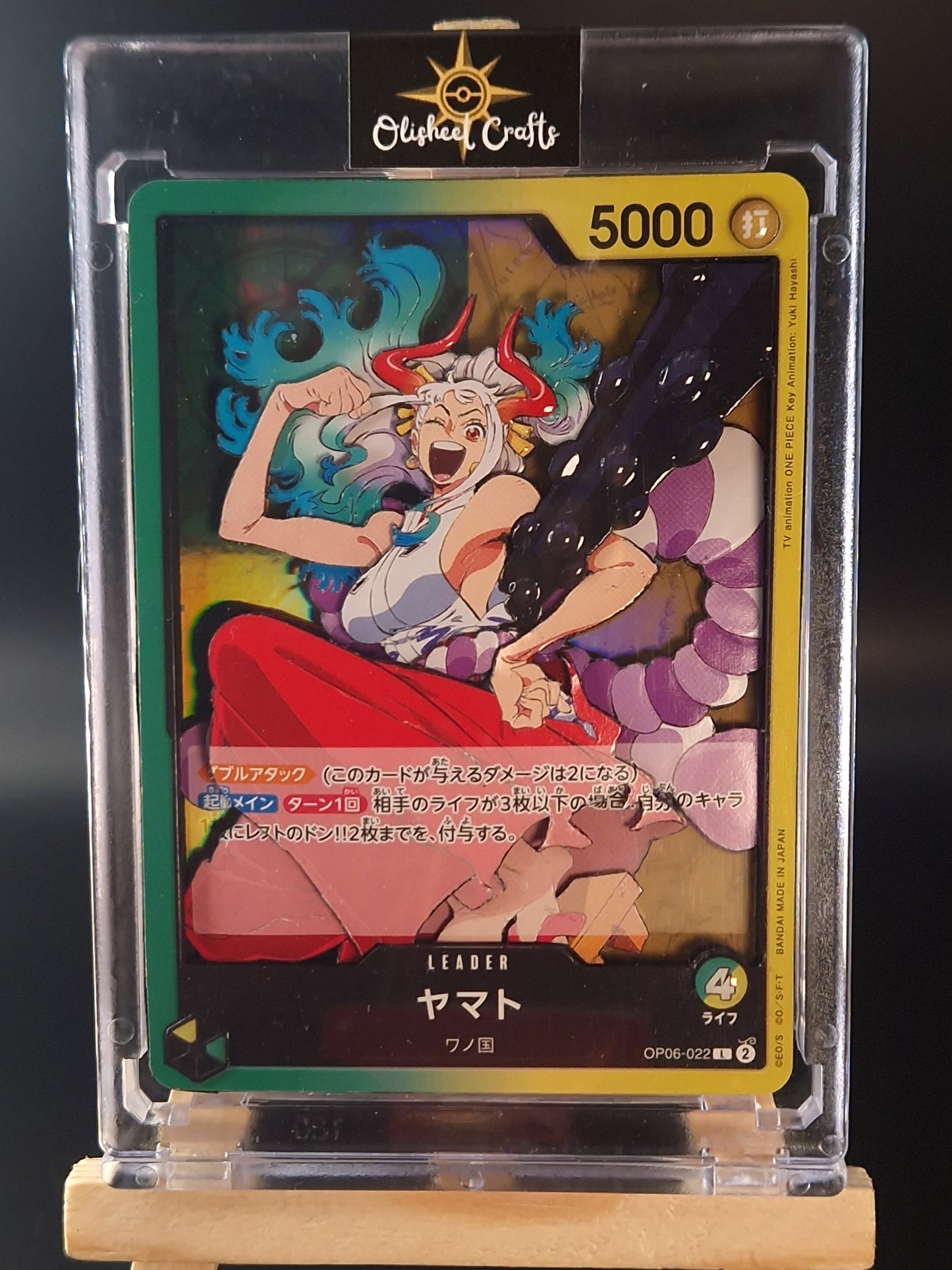 Yamato (OP06-022) Shadowbox fait main