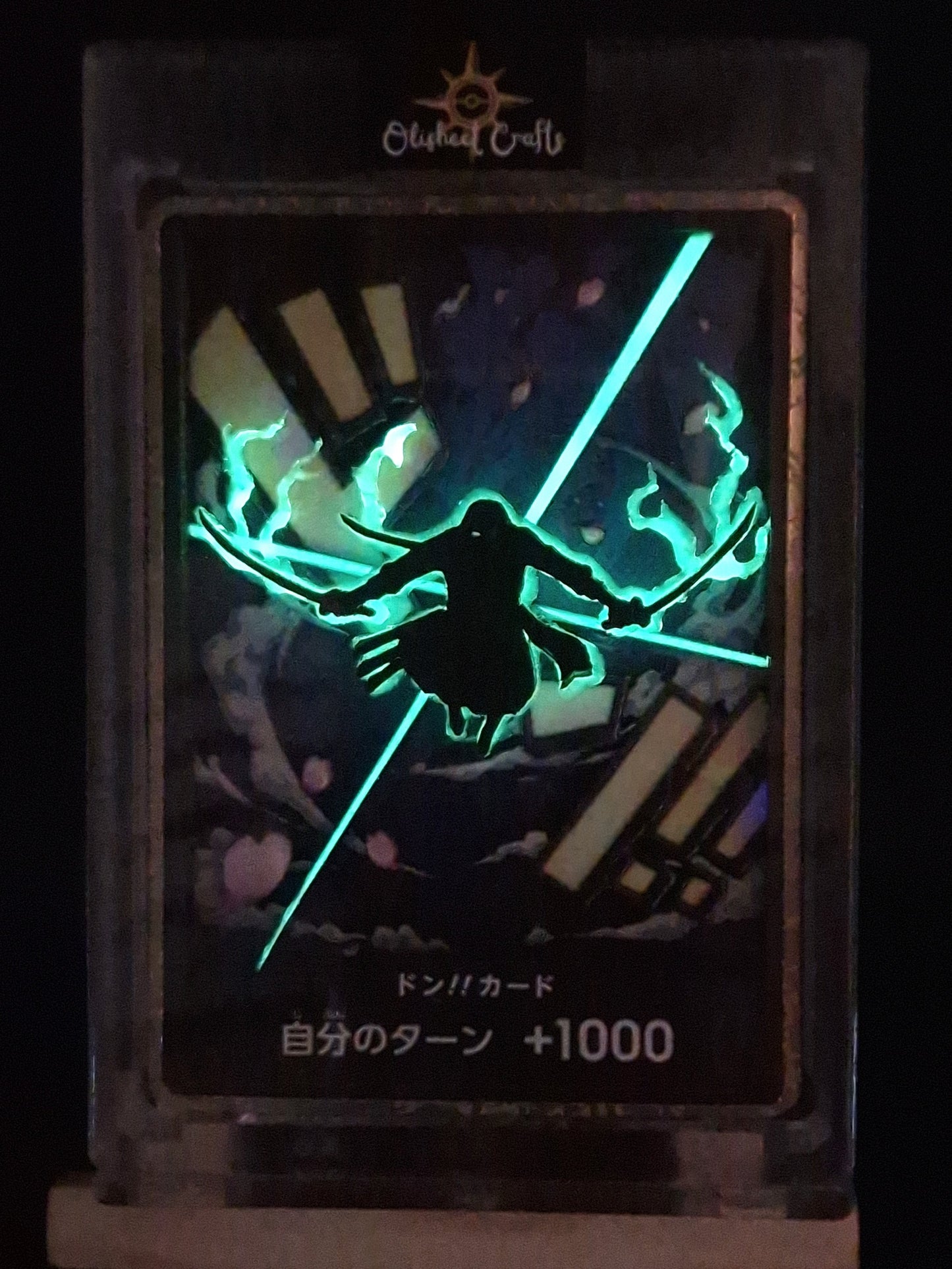 DON!! Zoro,  Shadowbox fait main
