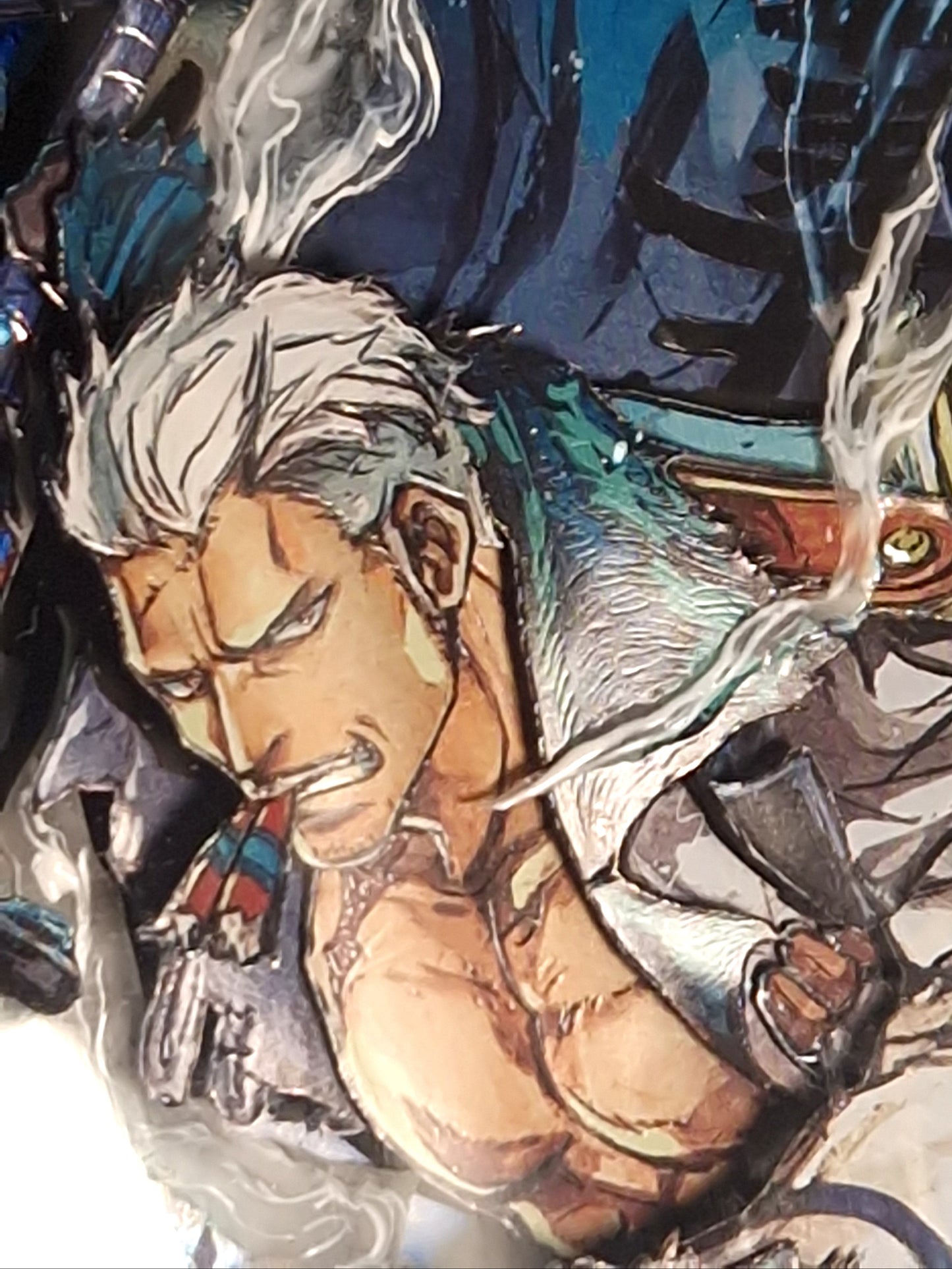 Smoker (ST06-004), Shadowbox fait main