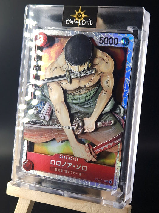 Roronoa Zoro (ST01-013), Shadowbox fait main