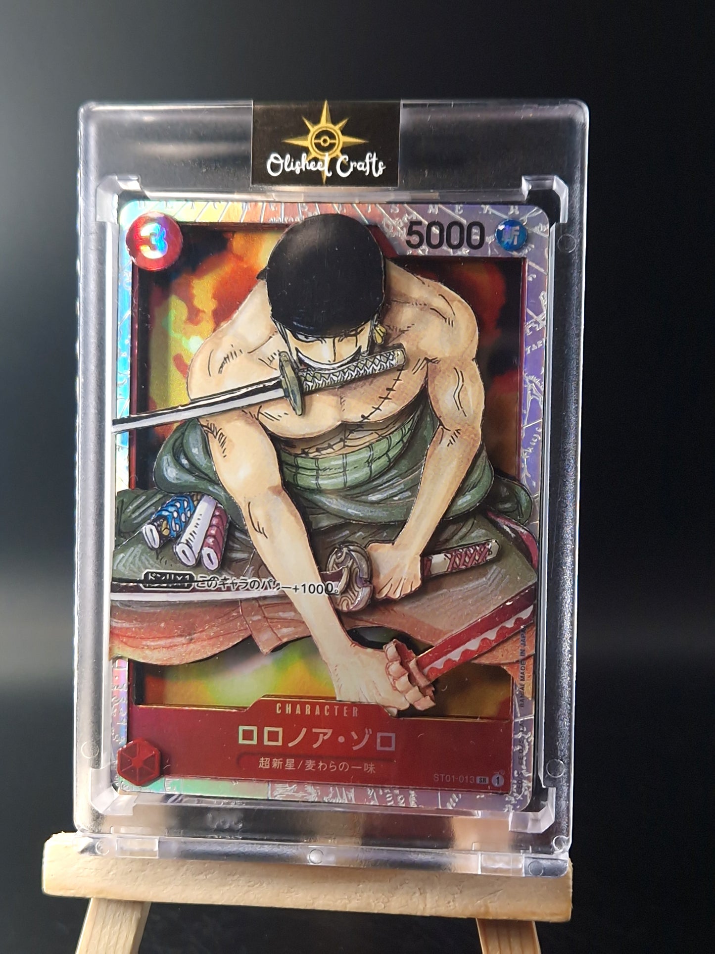 Roronoa Zoro (ST01-013), Shadowbox fait main