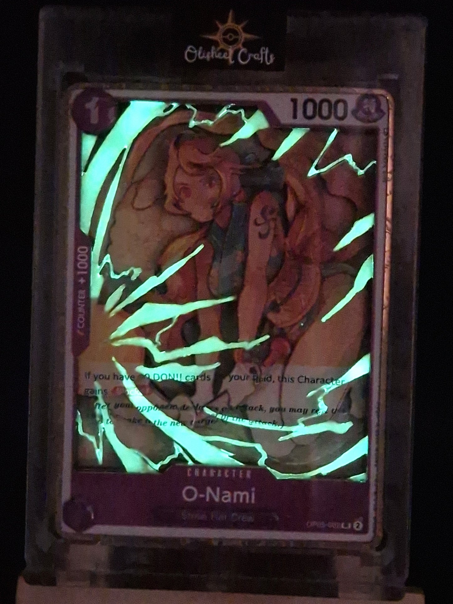 O-Nami (OP05-062), Shadowbox fait main