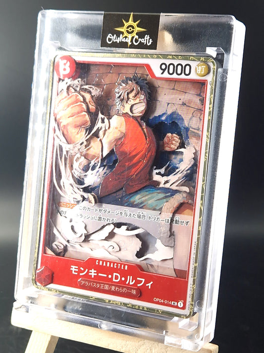 Monkey D. Luffy (OP04-014), Shadowbox fait main
