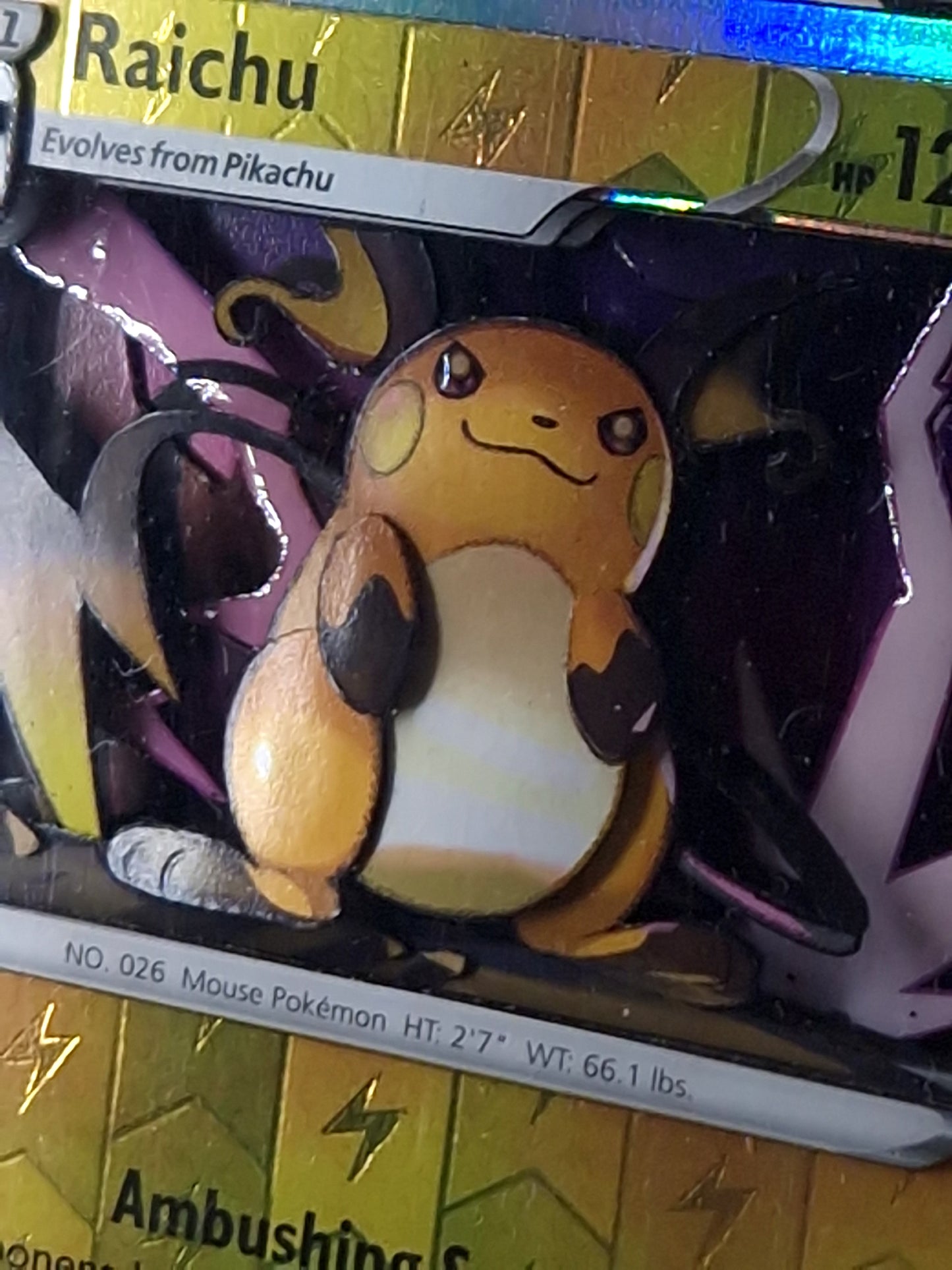 Raichu, Shadowbox fait main