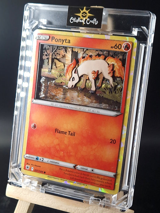 Ponyta, Shadowbox fait main