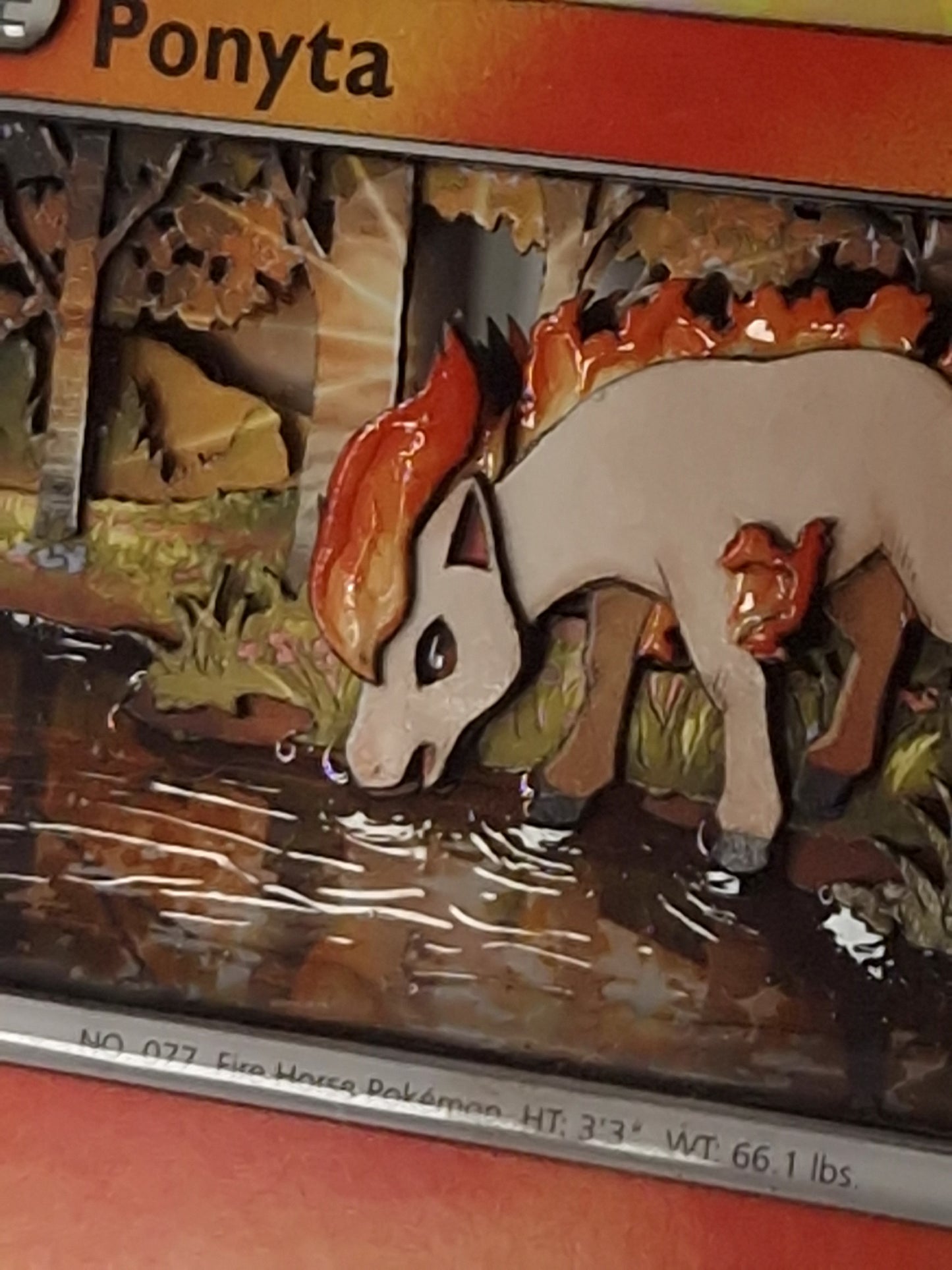 Ponyta, Shadowbox fait main