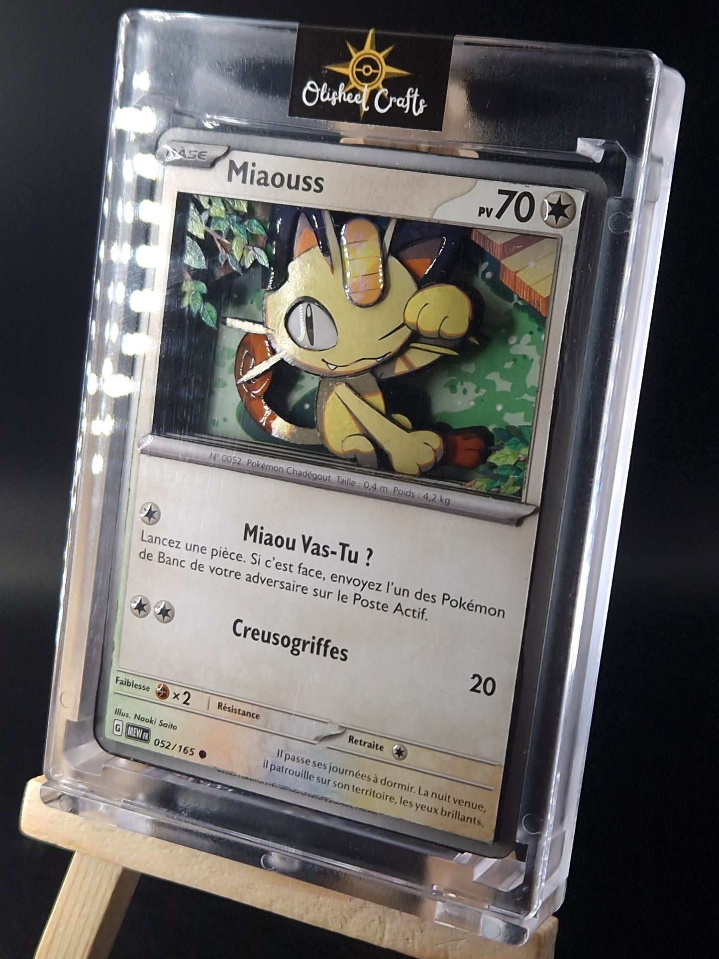 Miaouss, Shadowbox fait main