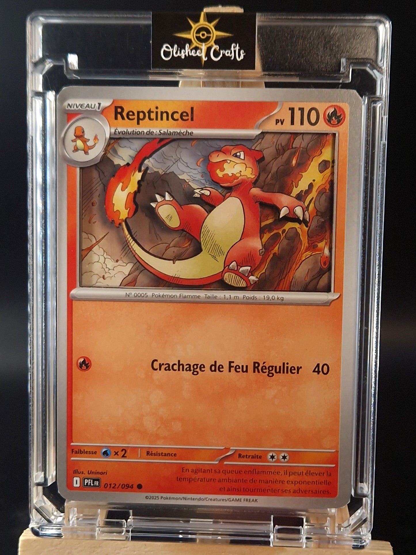 Reptincel, Shadowbox Mini fait main