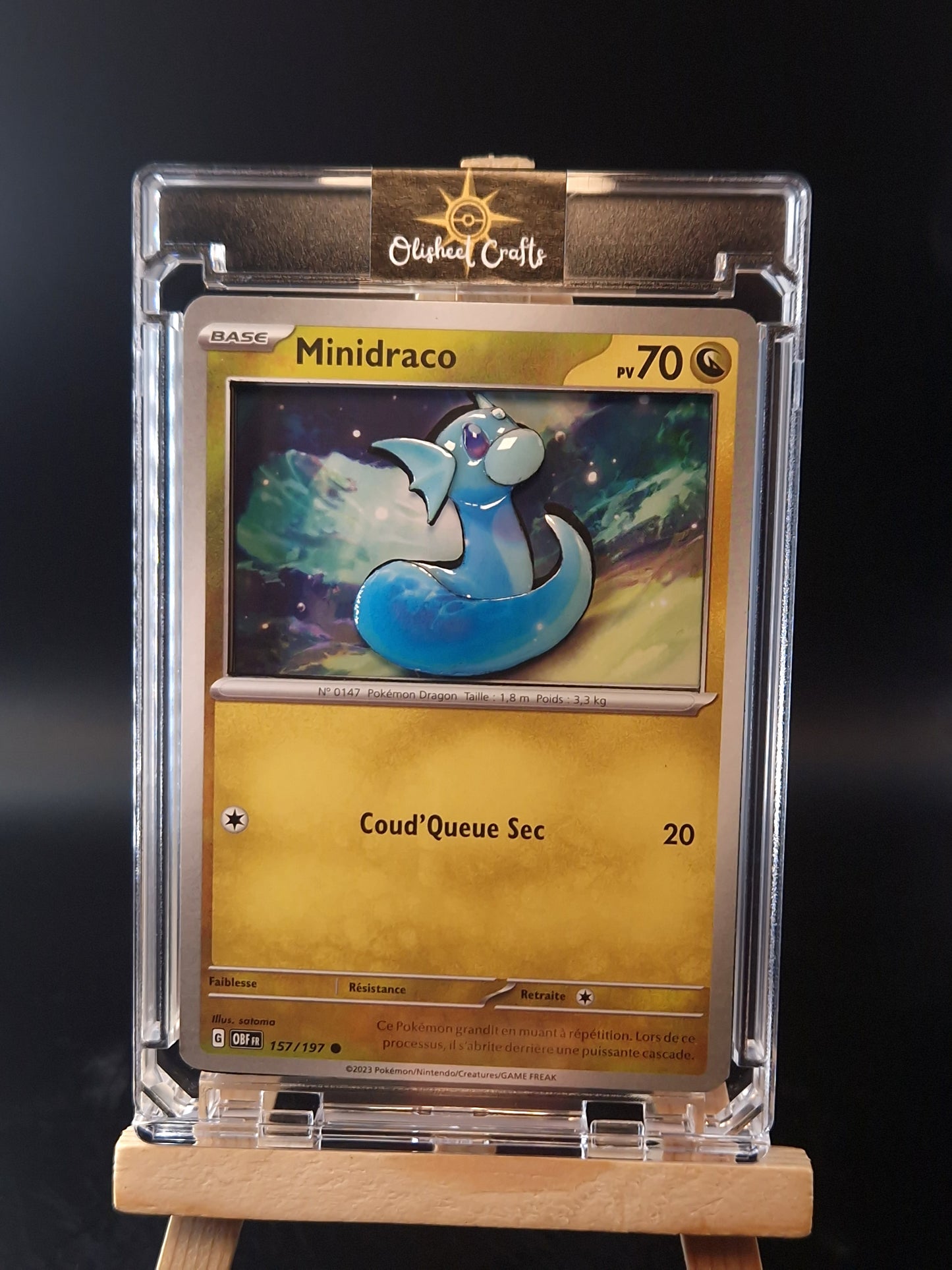 Minidraco, Shadowbox Mini fait main