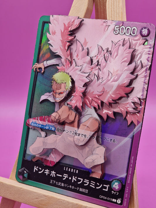 Donquixote Doflamingo (OP04-019), Shadowbox fait main [Adopté]