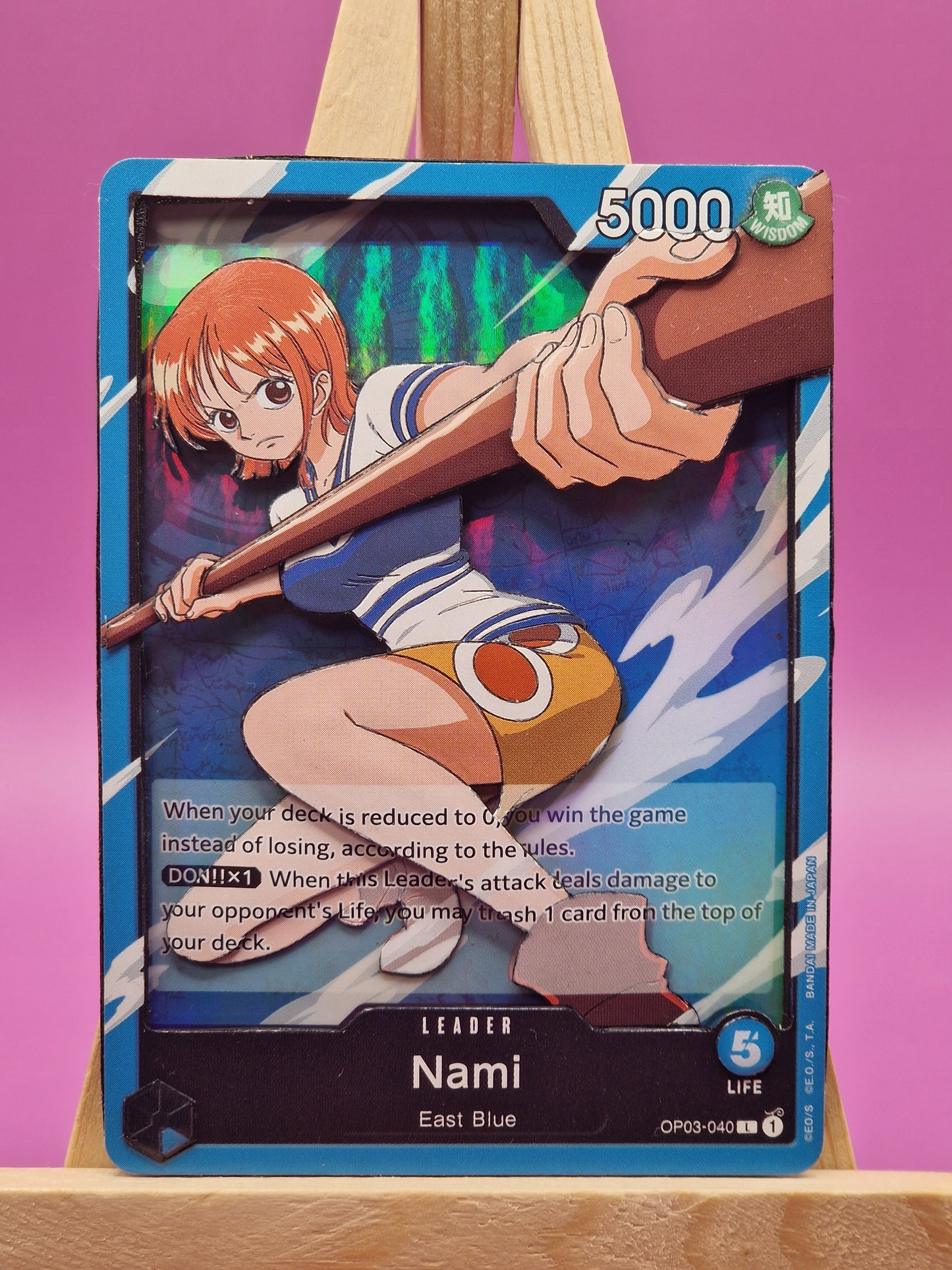 Nami (OP03-040), Shadowbox fait main [Adopté]