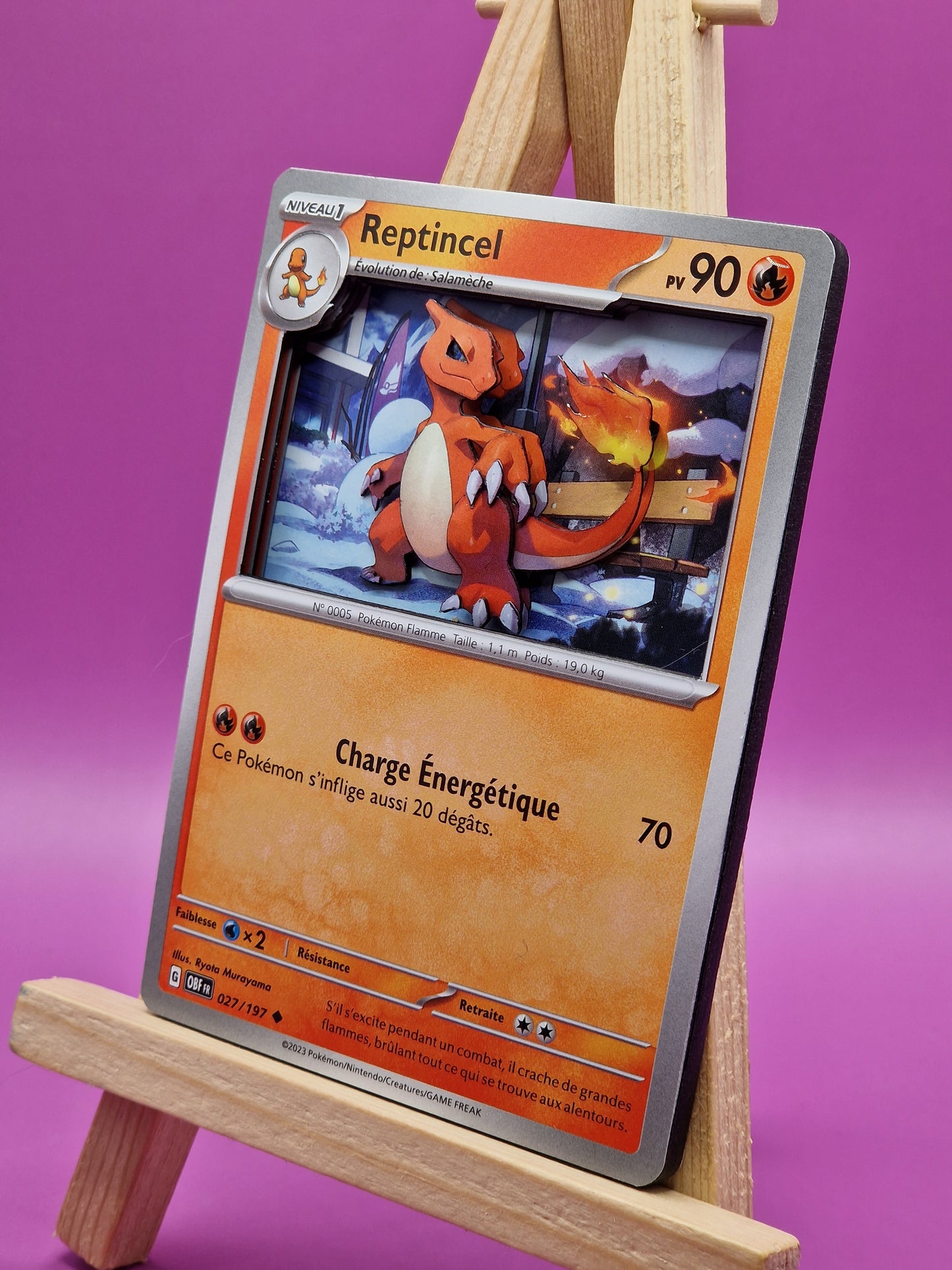 Reptincel, Shadowbox fait main [Adopté]
