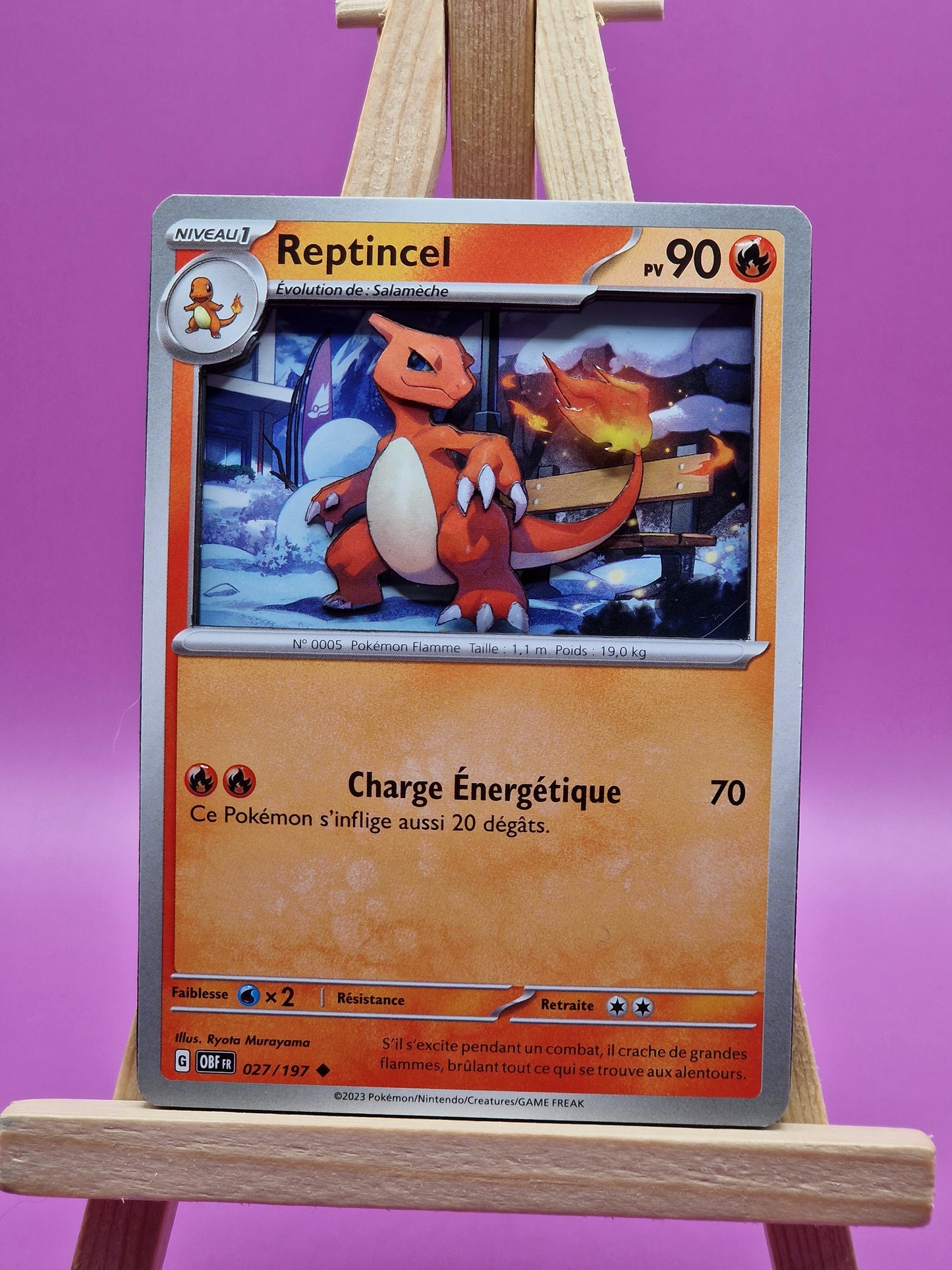 Reptincel, Shadowbox fait main [Adopté]